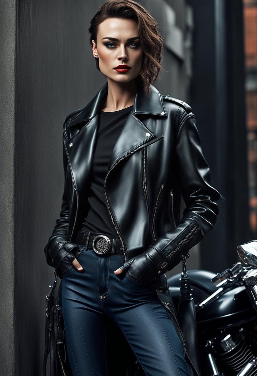 Cyberpunk Rockstar Model in London