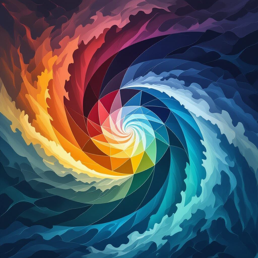 Cosmic Balance of Light and Shadow