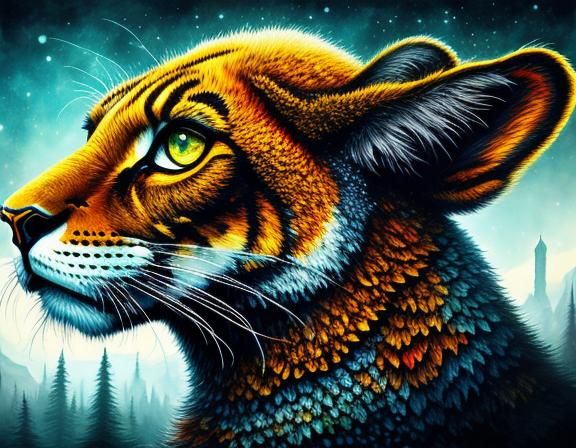 Colorful Surreal Digital Painting