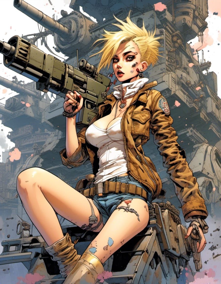 Moody Tank Girl