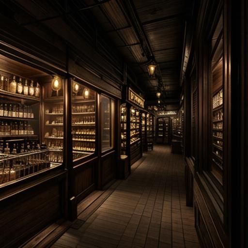 Gorgeous Underground Liquor Store