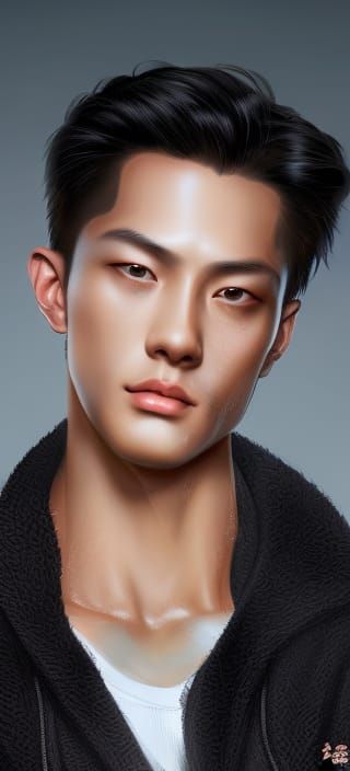 Male Model inspired by Dylan Wang