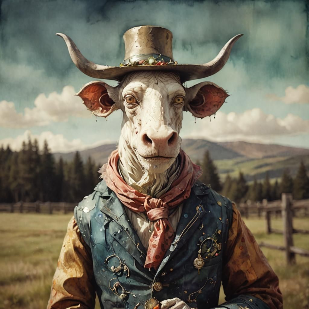 Hyperdetailed Magical Being in Alcohol Ink