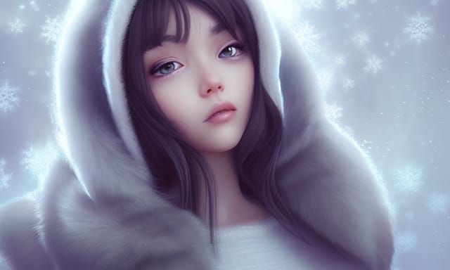 Wednesday in Winter, Animated 3D Render