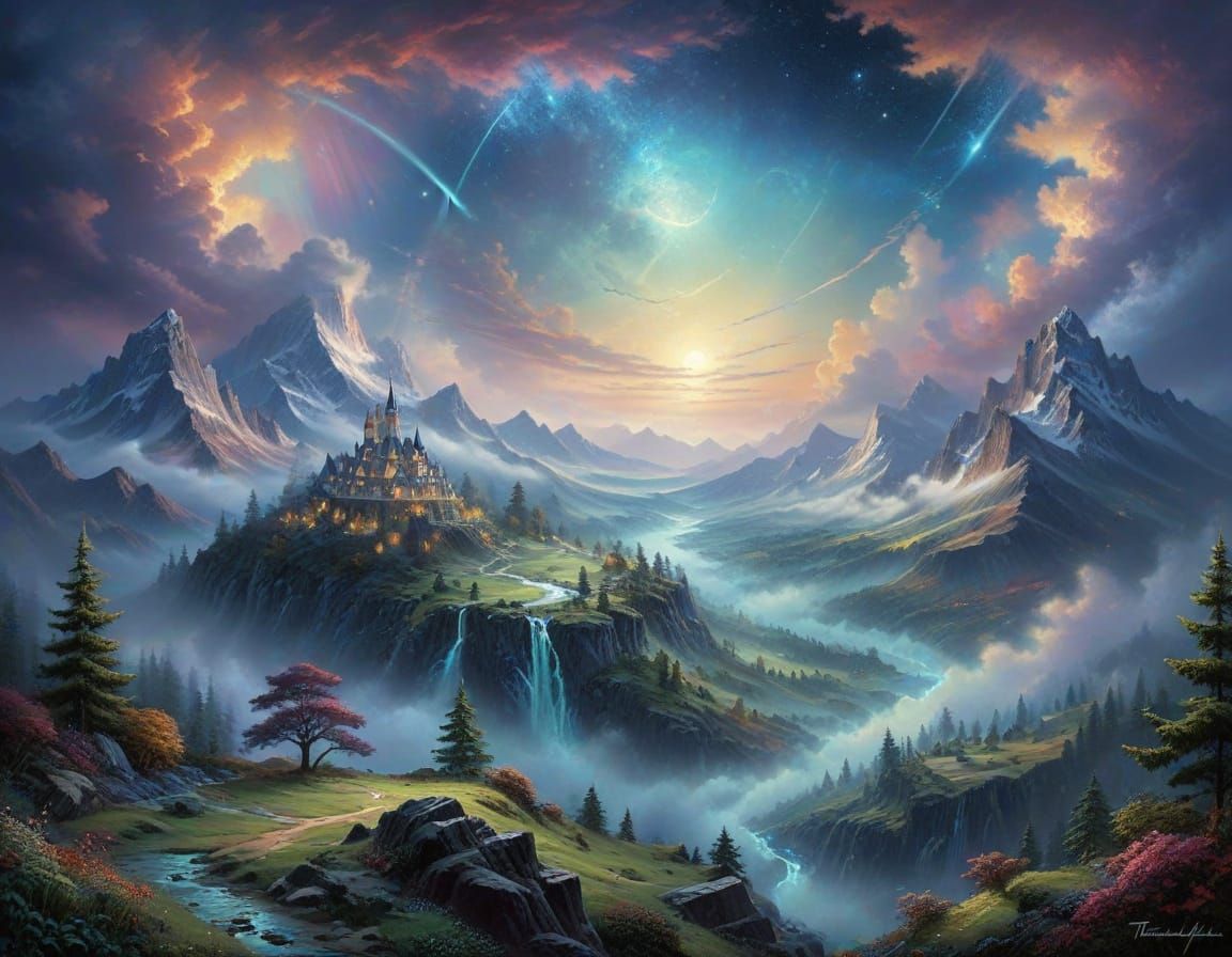 Earth from Space in Brilliant, Ethereal Colors