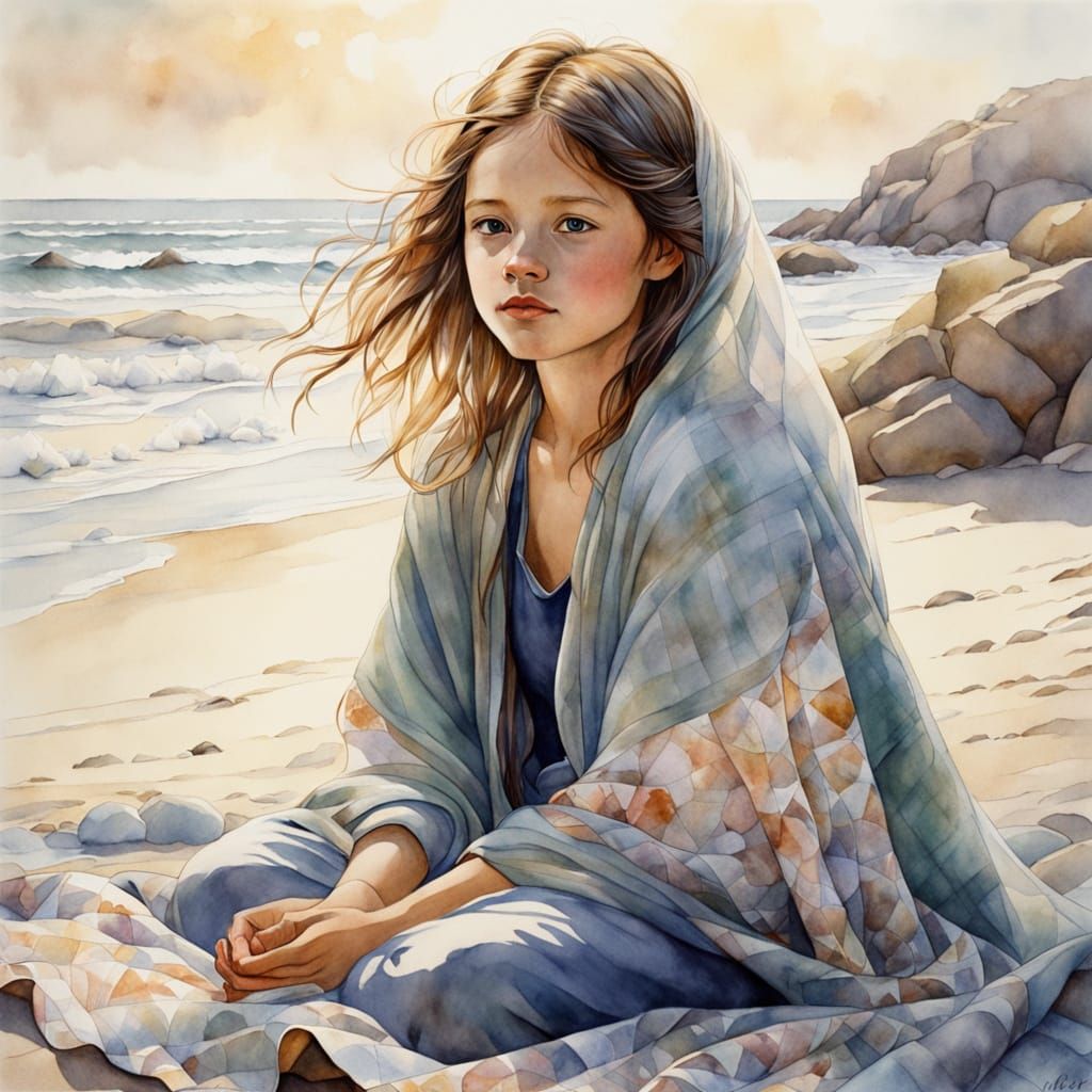 Serenity in Soft Focus Watercolor