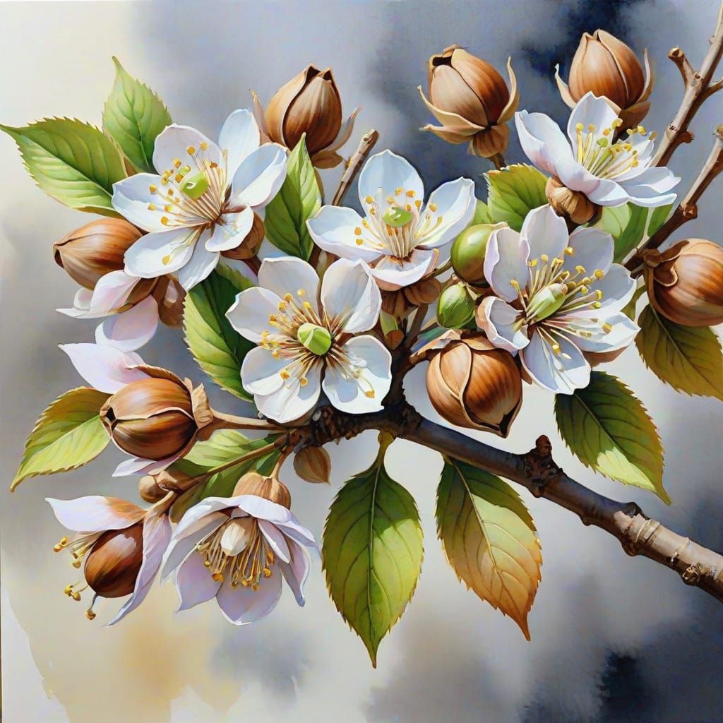 Hazelnut Blossoms