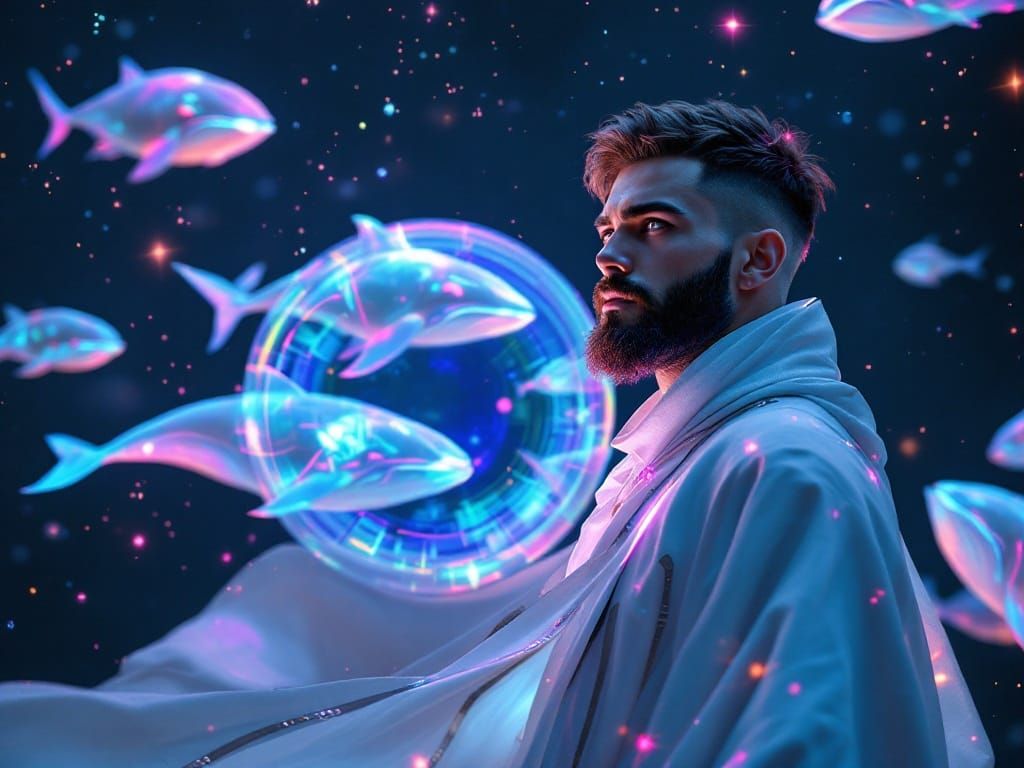 Mystic Mage in Cosmic Harmony