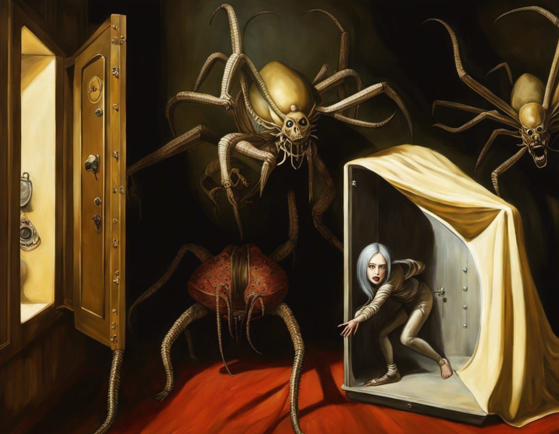 Surreal Cryptid Utopia: A Fantasycore Artwork