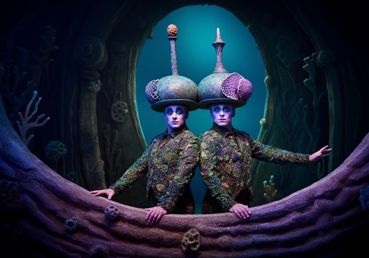 Diatomaceous Modernism: Funky Little Doodad Guys in a Microalgae Hat