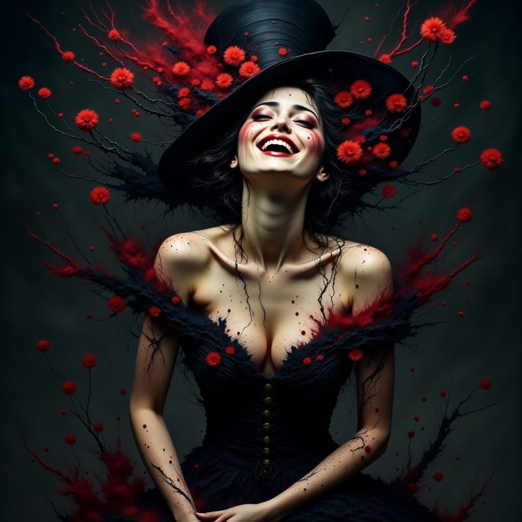 Emotional Mime: Smiling Through Tears