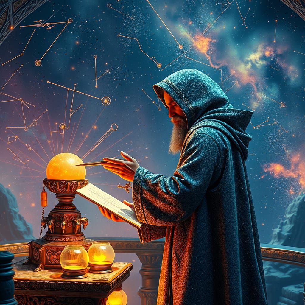 Celestial Cartographer Charts Constellations in Art Nouveau ...