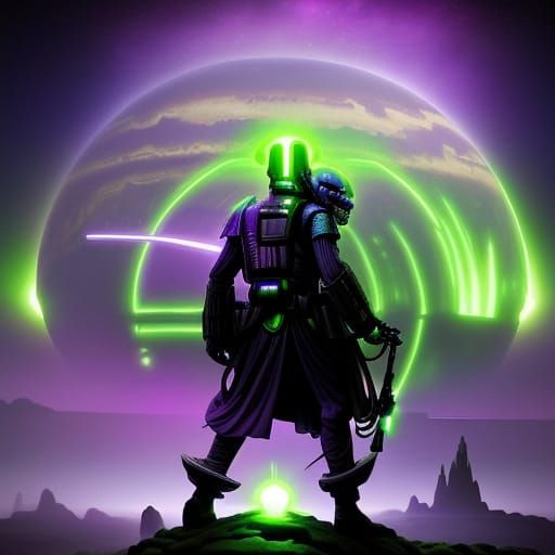 Galactic Duel: Jedi Knight Battles Empire Stormtrooper on Al...