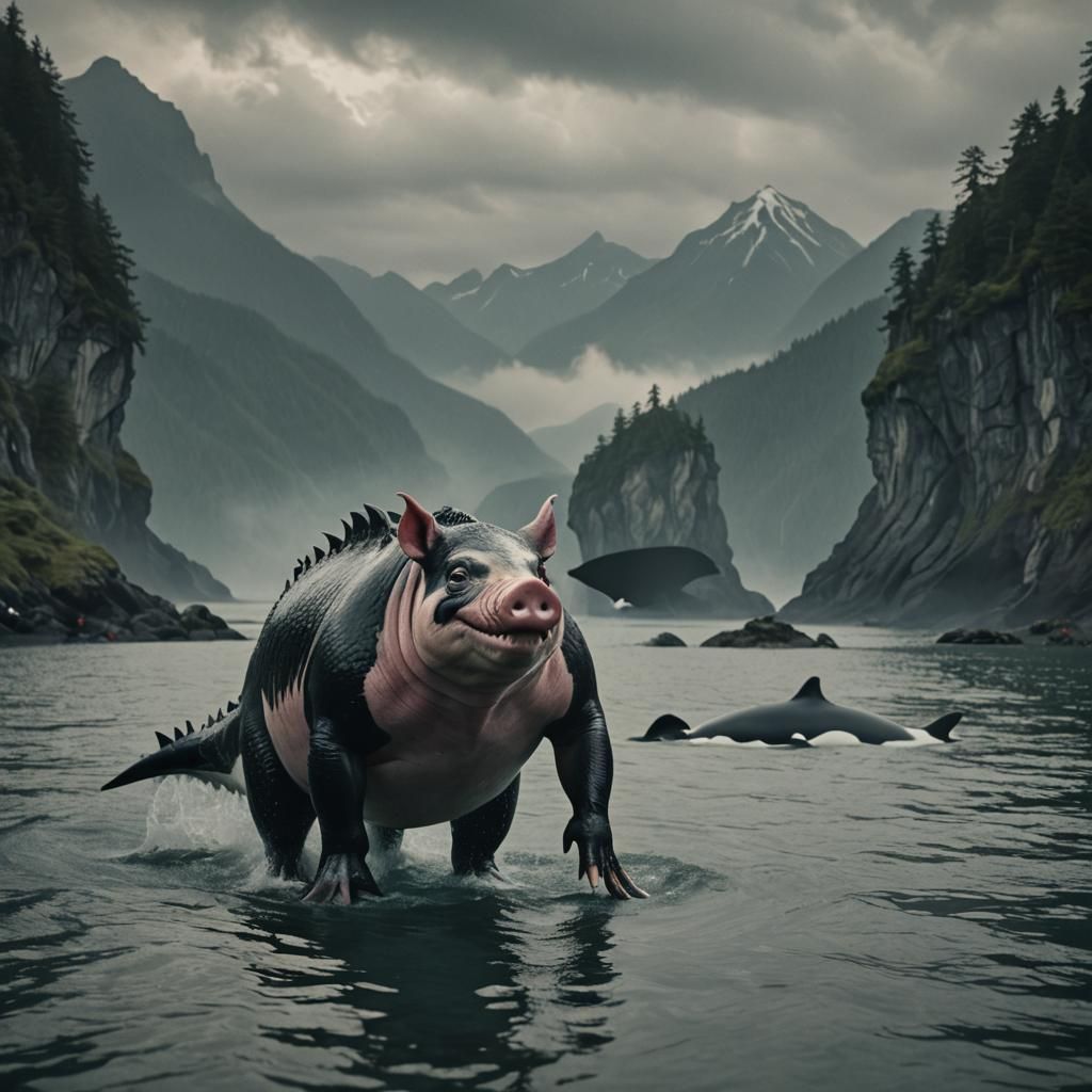 Orca/pig hybrid!!