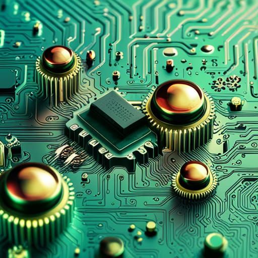 (((computer main board made of transistor))) && (((bug cockroach make short circuit between to traitors))) electricity s...