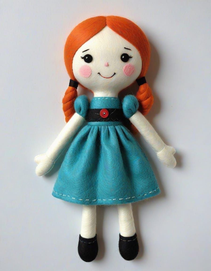 A felt doll