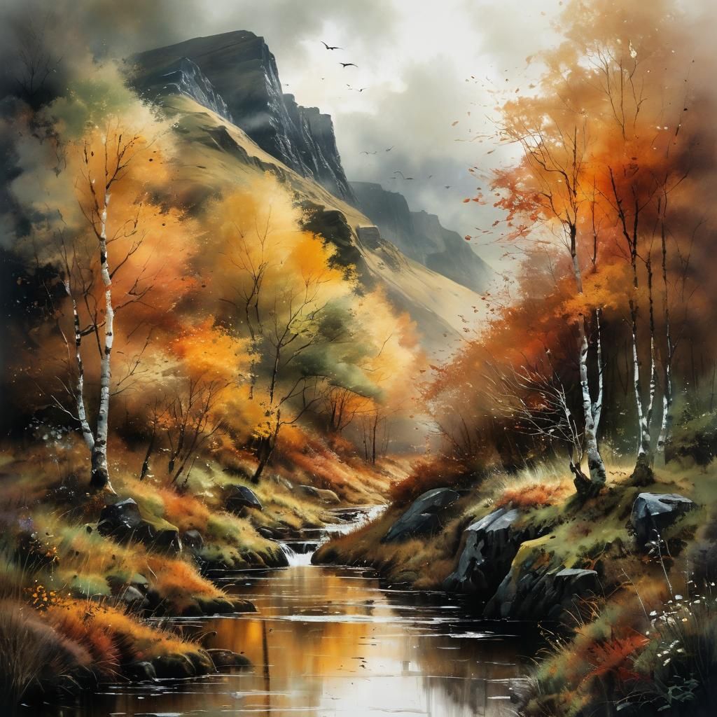 Ethereal Scottish Landscape in Impressive Detail