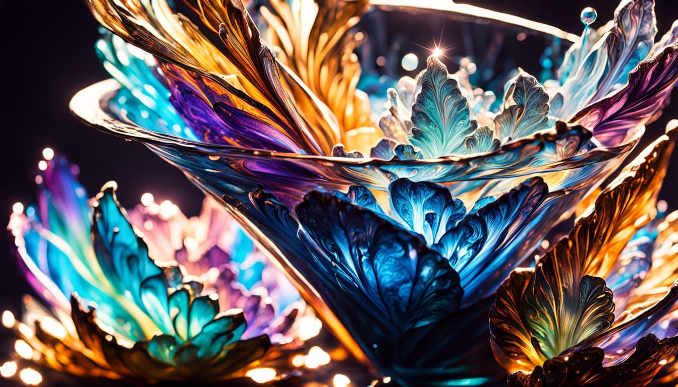 Hyper-Futuristic Cocktails in Oriol Angrill Style