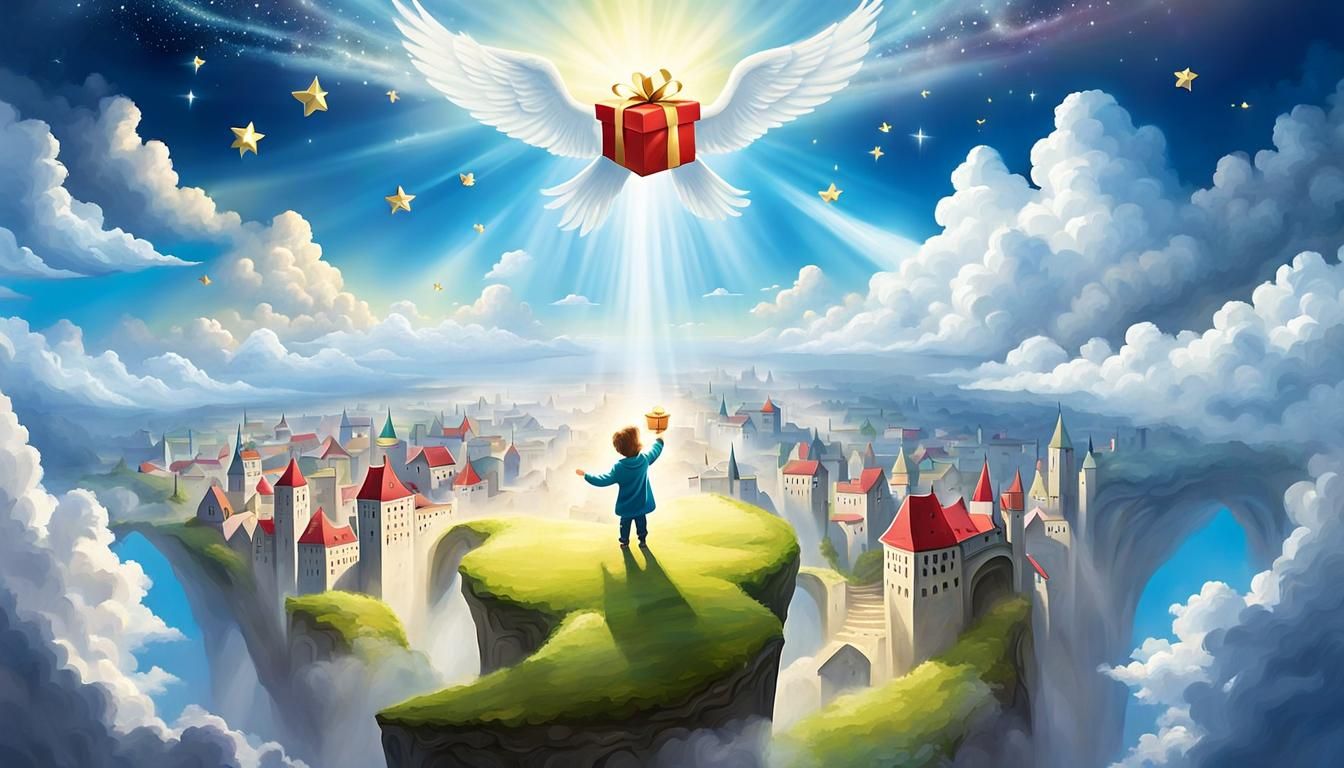 Whimsical Gift from Heaven for a Child