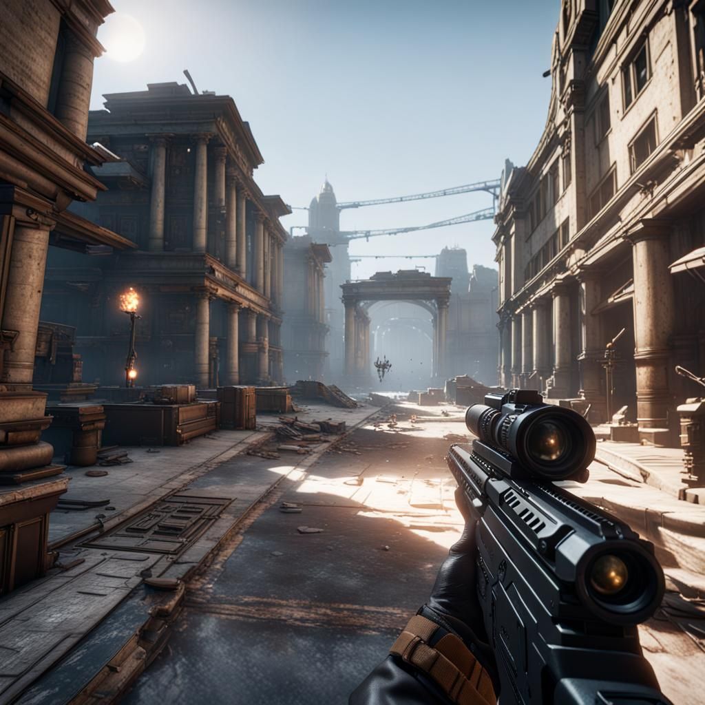 Epic First-Person Shooter Game in 3D