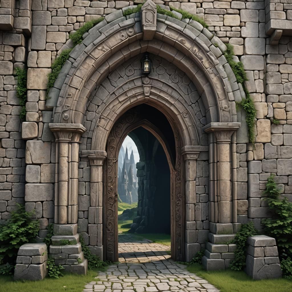 Mystical Castle Portal to Another World
