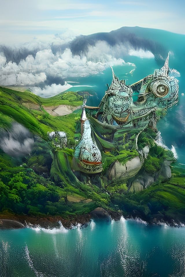 Sea witch, Fantasy Olympus by Takeshi Obata, detailed painting deviantart Unreal Engine VRay trending on Artstation