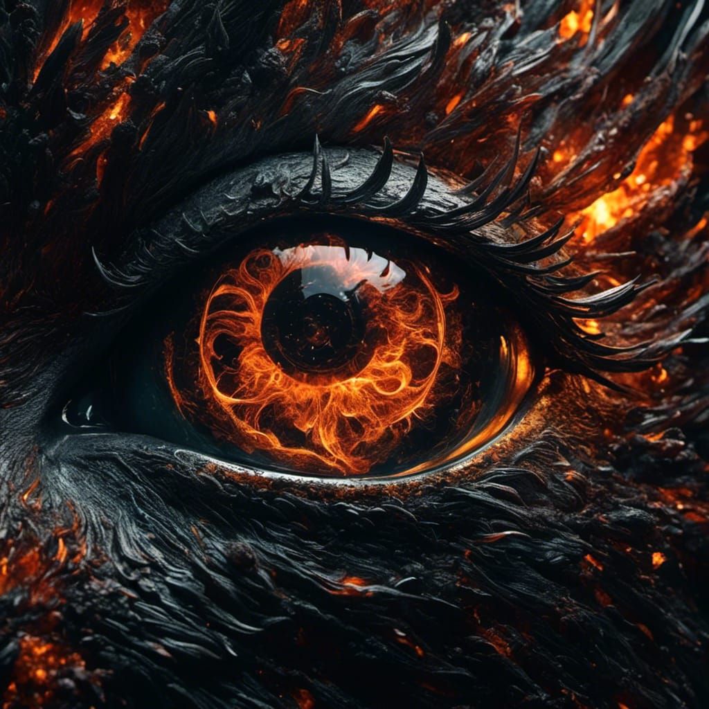 Black Love: Fire and Desire in Hyperrealistic Detail