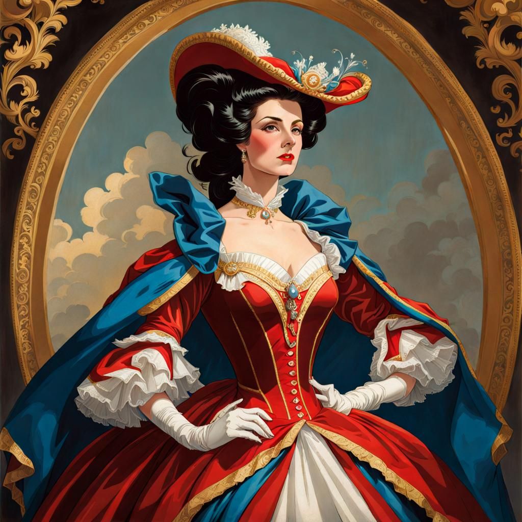 Patriotic Woman