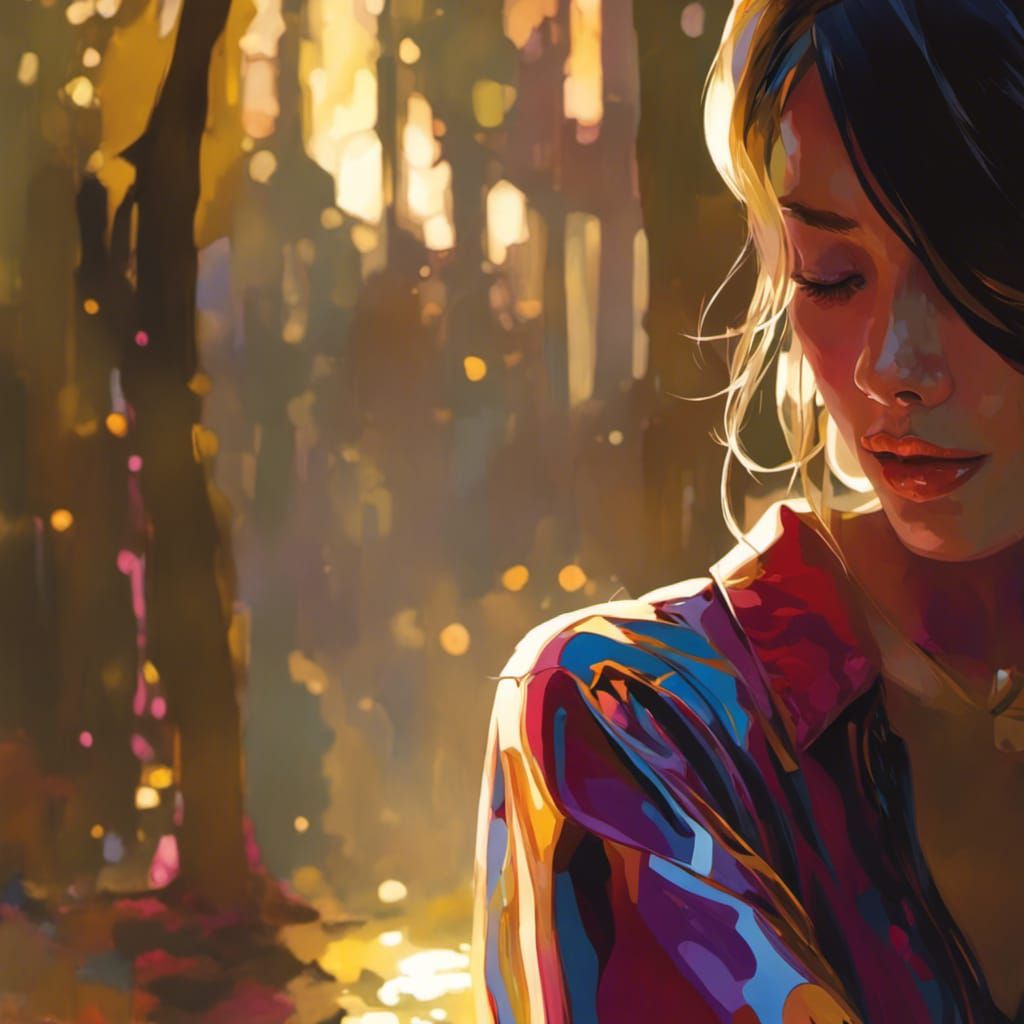 The dappled light of dawn