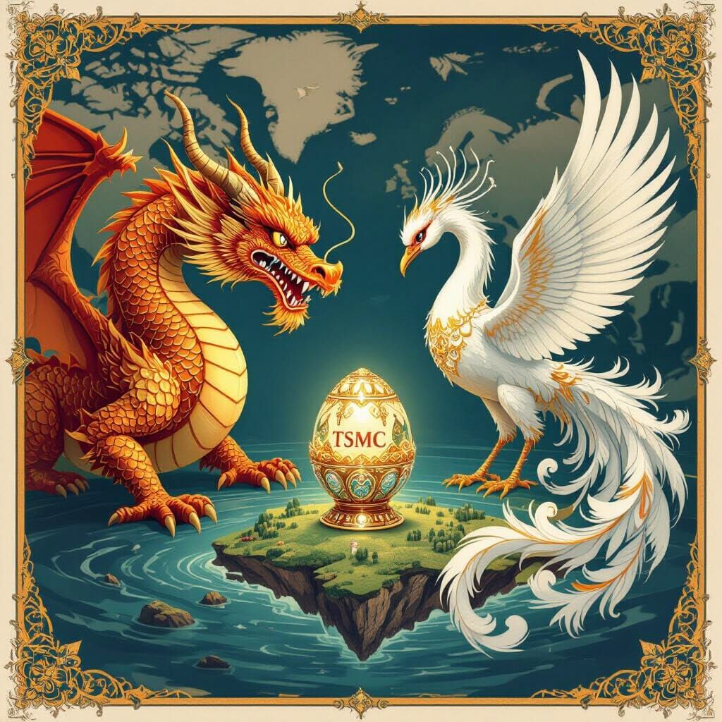 Dragon and Phoenix Geopolitical Standoff Over Taiwan Chip