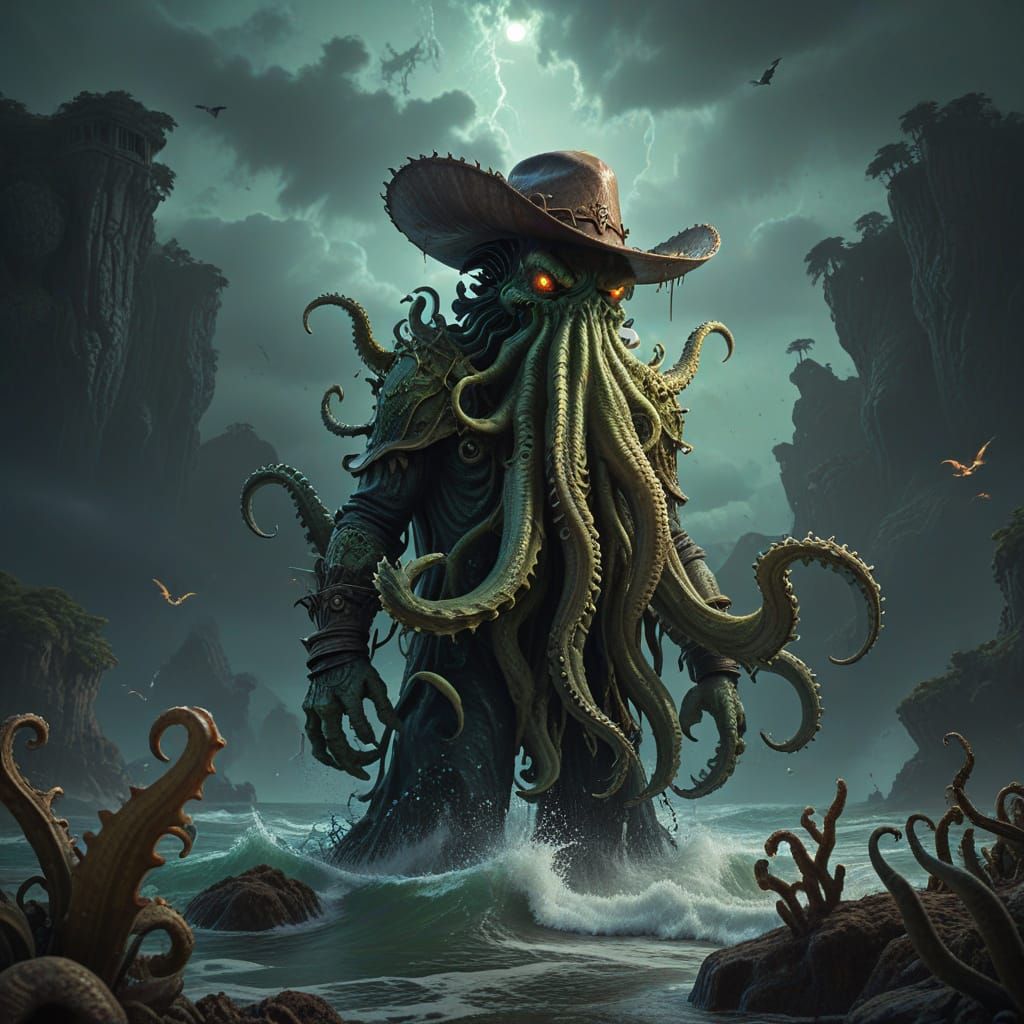 Cthulhu Emerges: A Digital Cowboy Fantasy