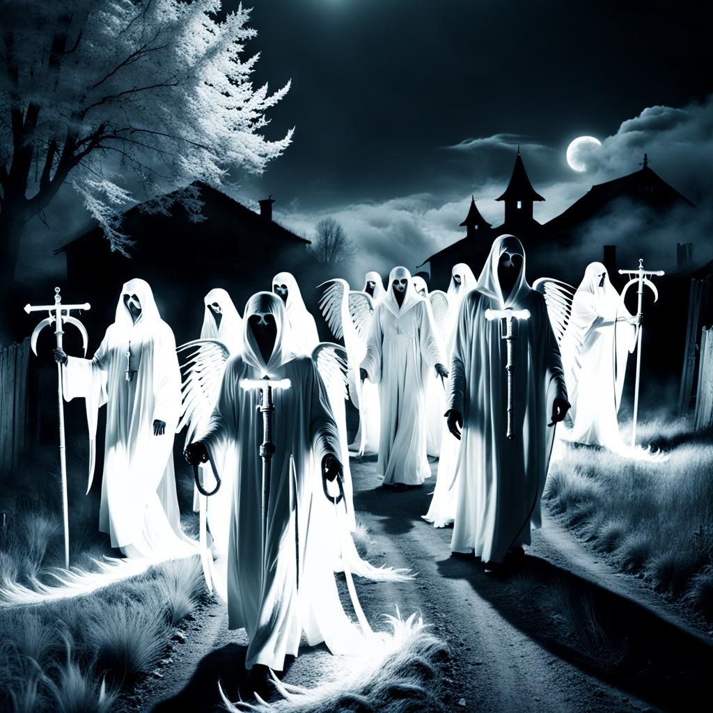 Ghostly Apparitions Haunt Infrared Village