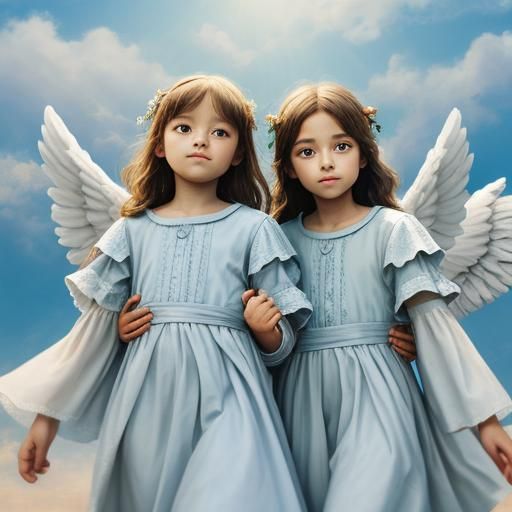 Ethereal Angels in Divine Light