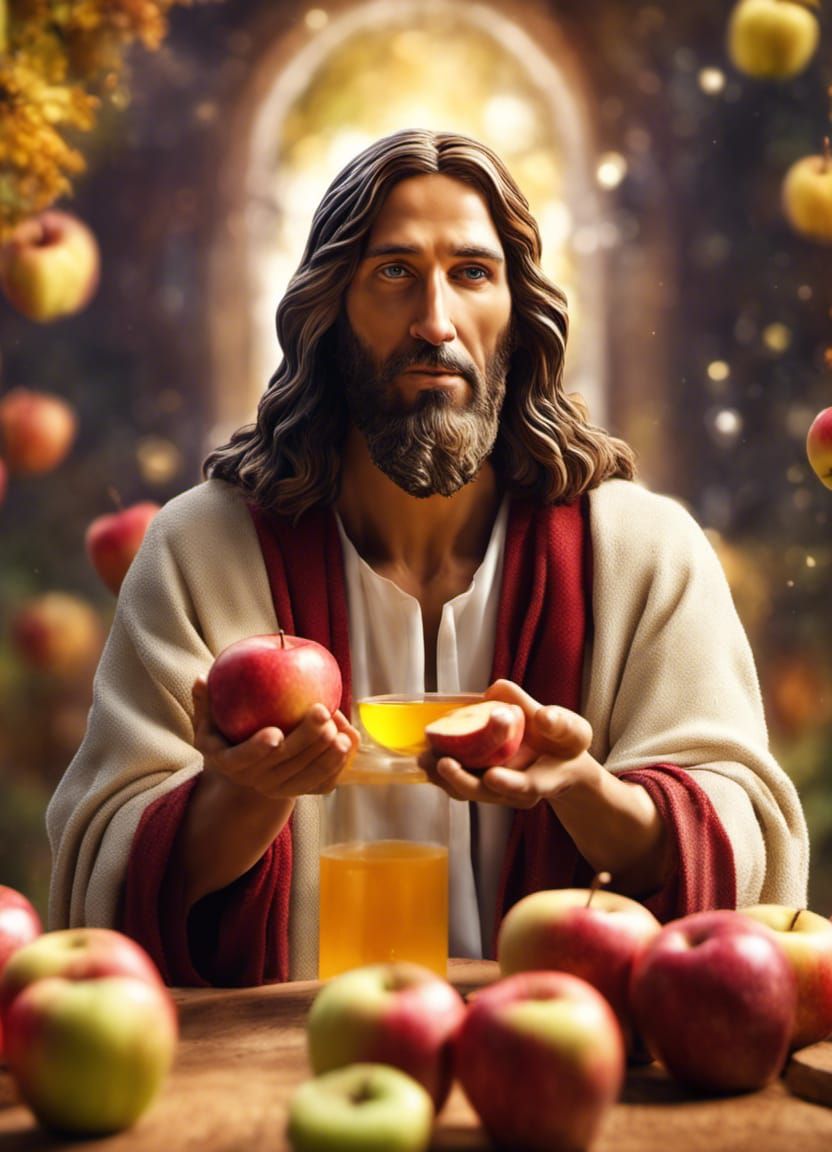 Jesus Celebrates Rosh Hashanah: Detailed Portrait