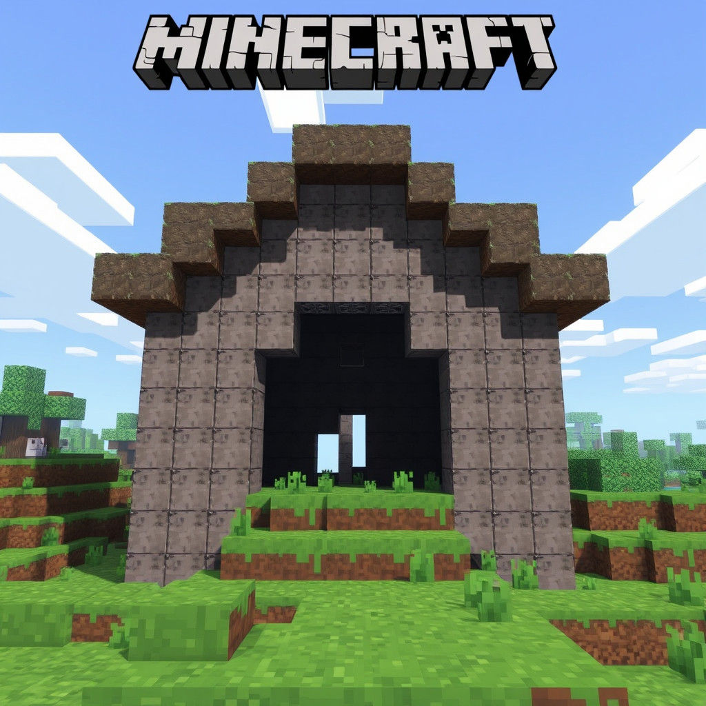 Minecraft World Generated by AI