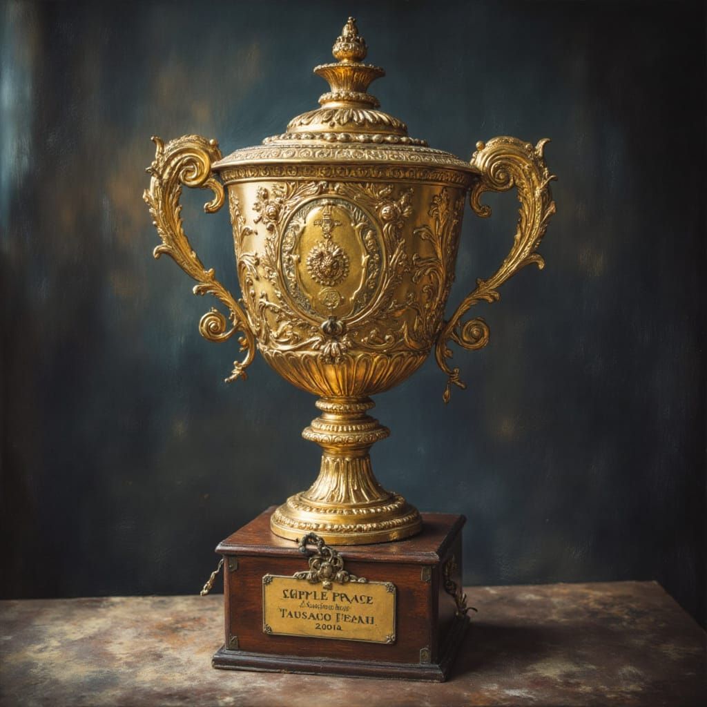Grand Prize Trophy in Photorealistic Style
