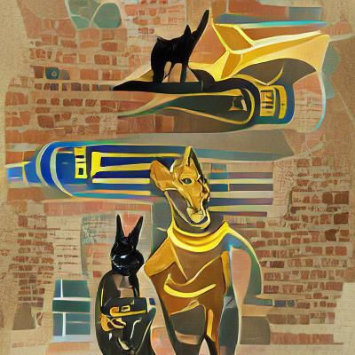 Anubis and Bastet: Ancient Egyptian Deities