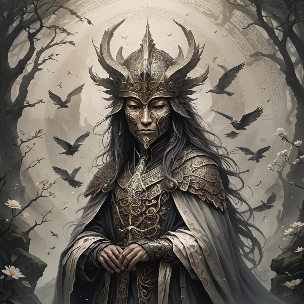 Guardian of Silence: Conceptual AI Art