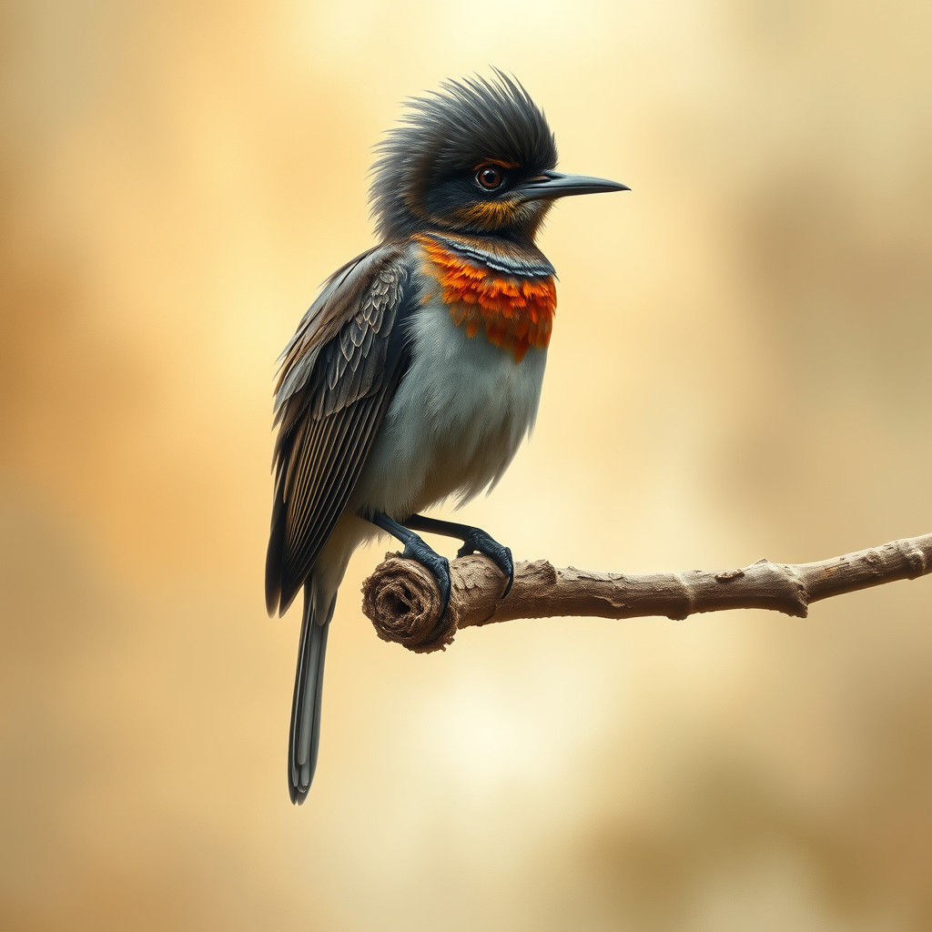 Stresemann's Bristlefront in Watercolor Style