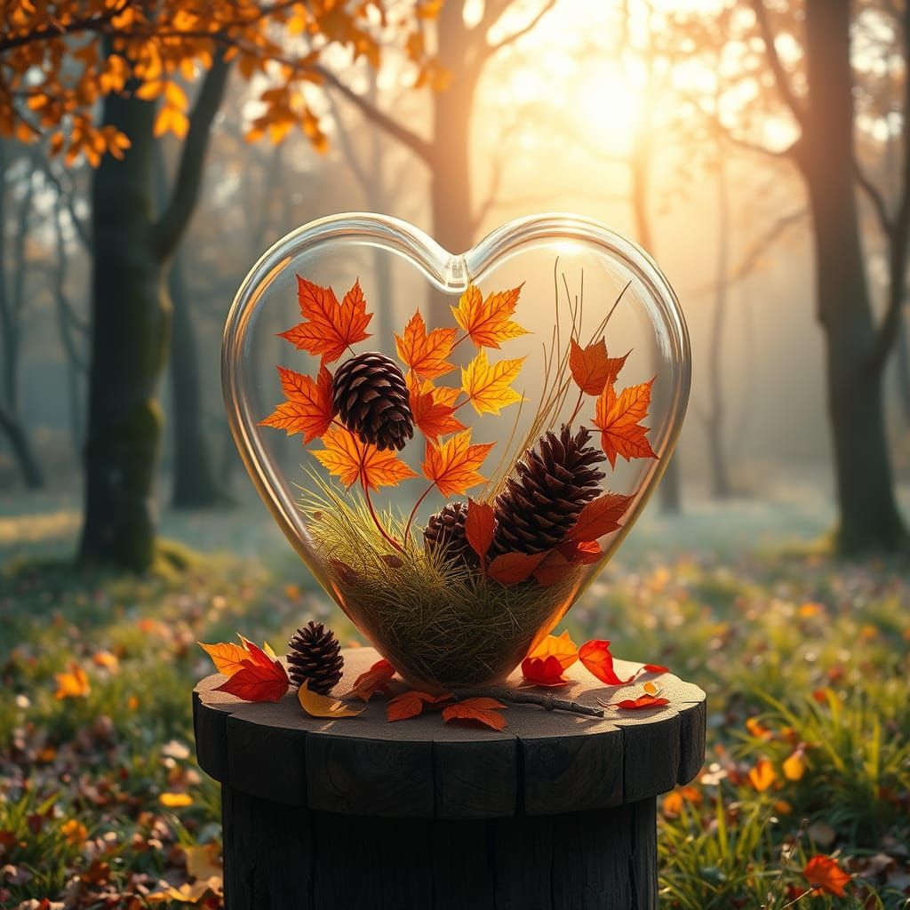 Surreal Autumn Vessel Reveals Forest Mystique