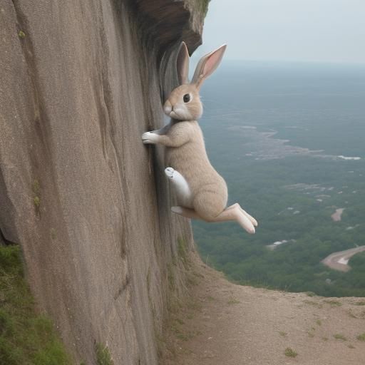 bunny jumping  a cliffhanger  Cliche
