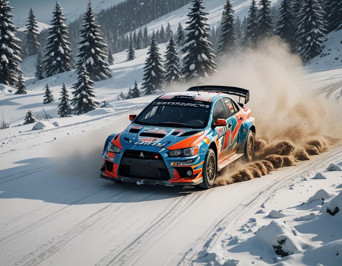 Mitsubishi Evo X Rally Car