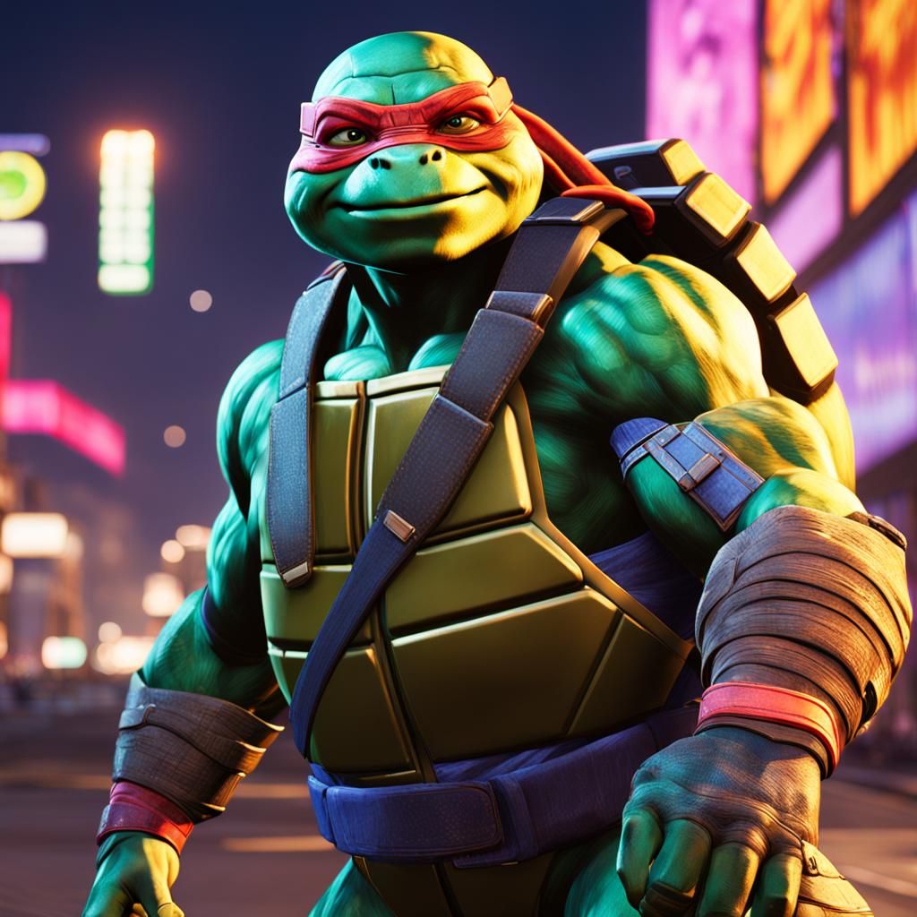 Donatello in Grand Theft Auto 6: Hyperrealistic Concept Art