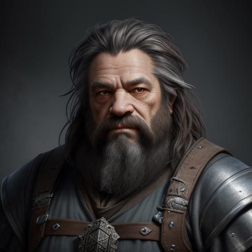Grizzled Dwarf Blacksmith