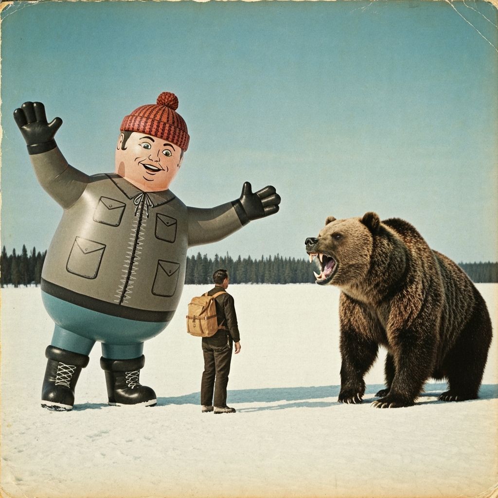 "Look Joe, the trick is making yourself appear bigger than t...