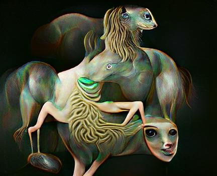 Surreal Centaur Sagittarius