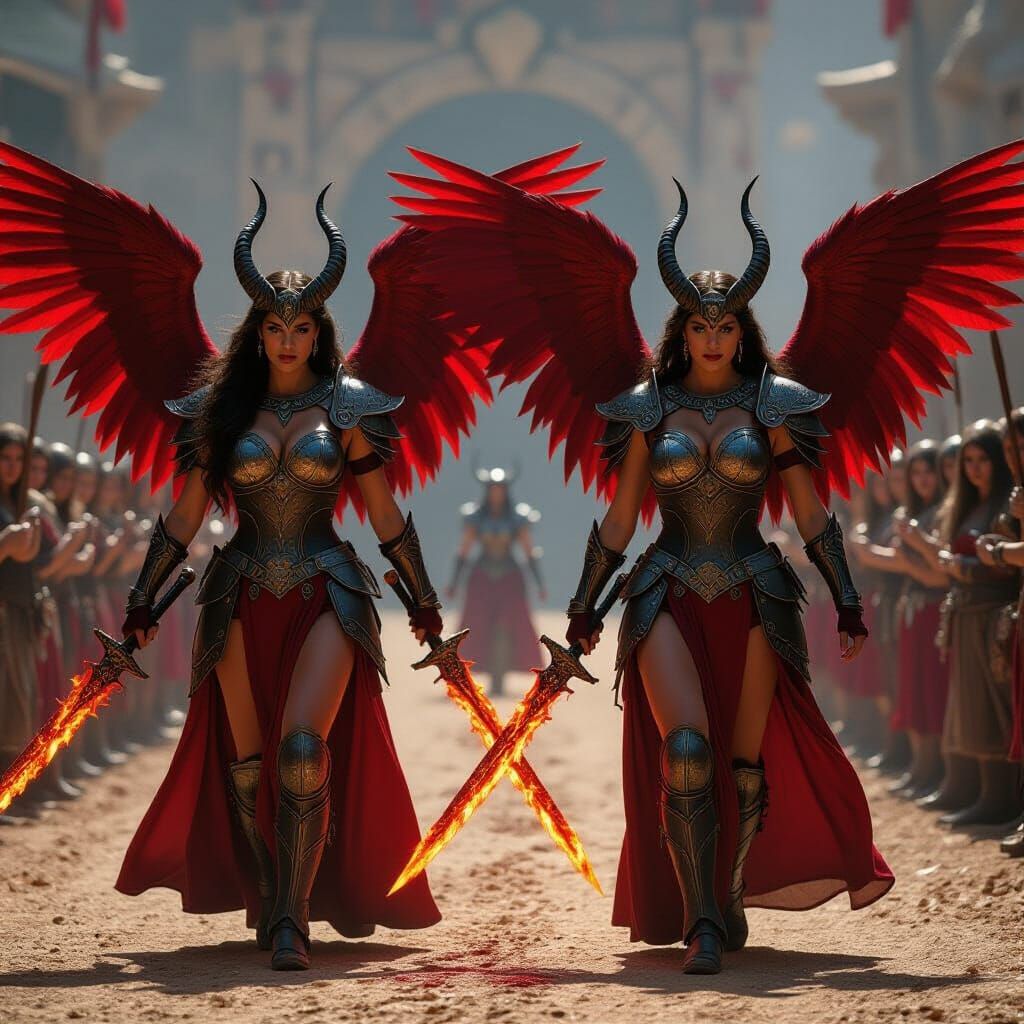 Elite Erinyes Devil Captains Leading Charge in Blood War