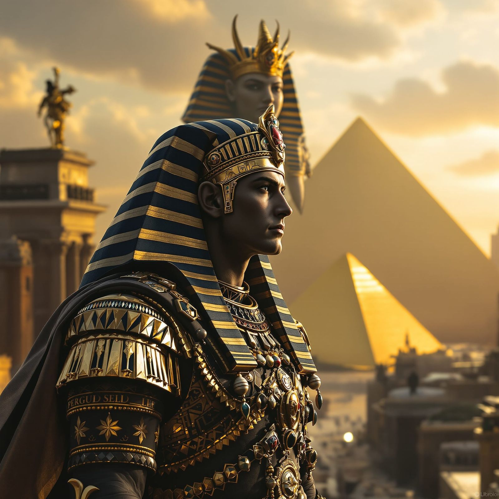 Pharaoh in London with Sobek, Cinematic Style
