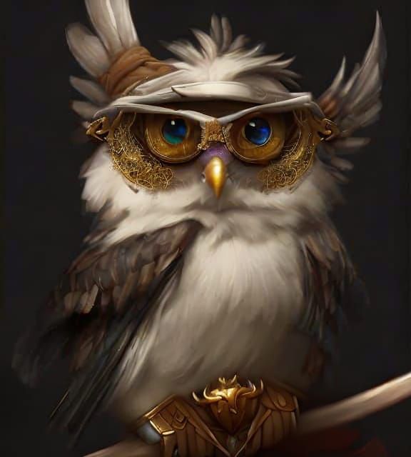 chibi pirate owl