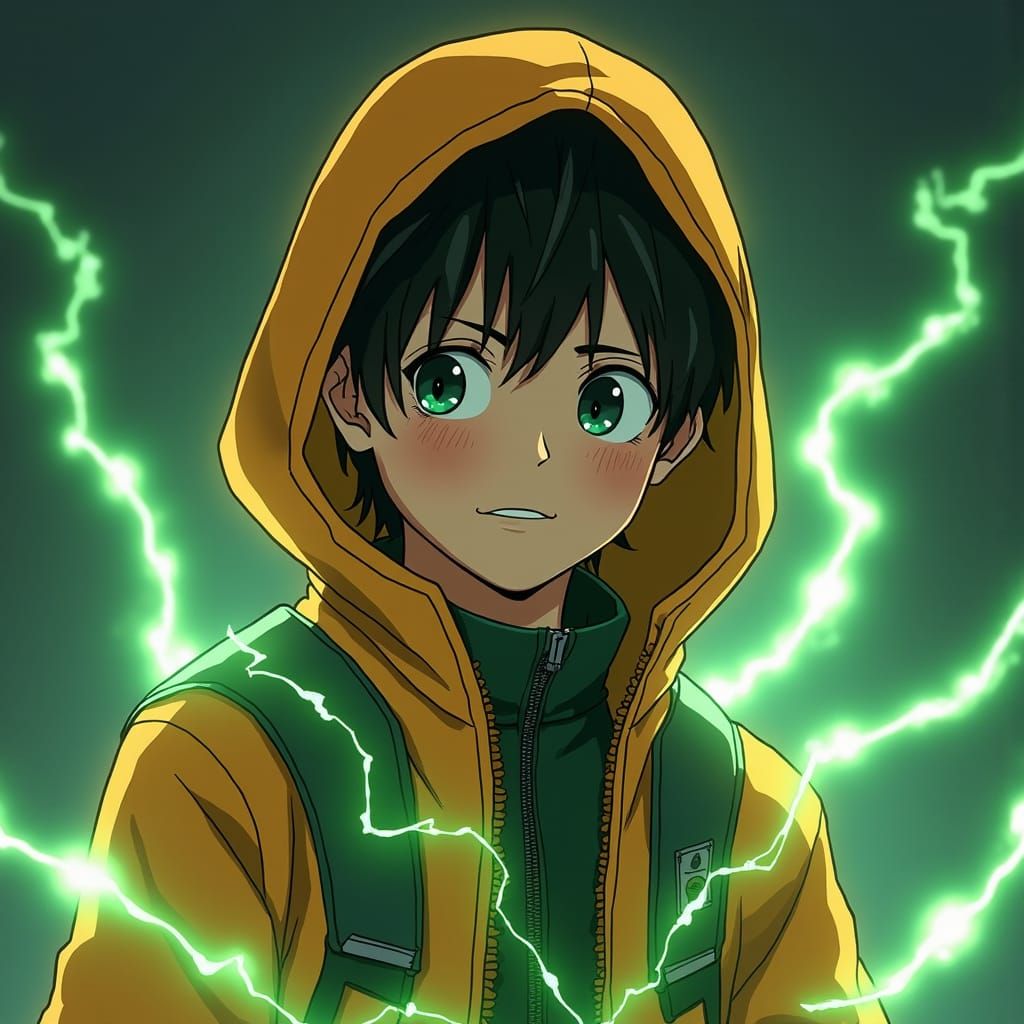 Teenager Electrocuted in Anime-Inspired Digital Art